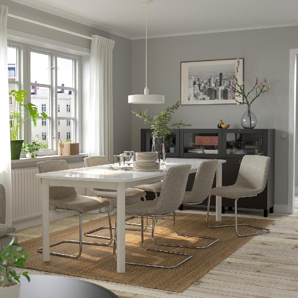 IKEA STRANDTORP Tavolo Allungabile Bianco 150/205/260x95 Cm
