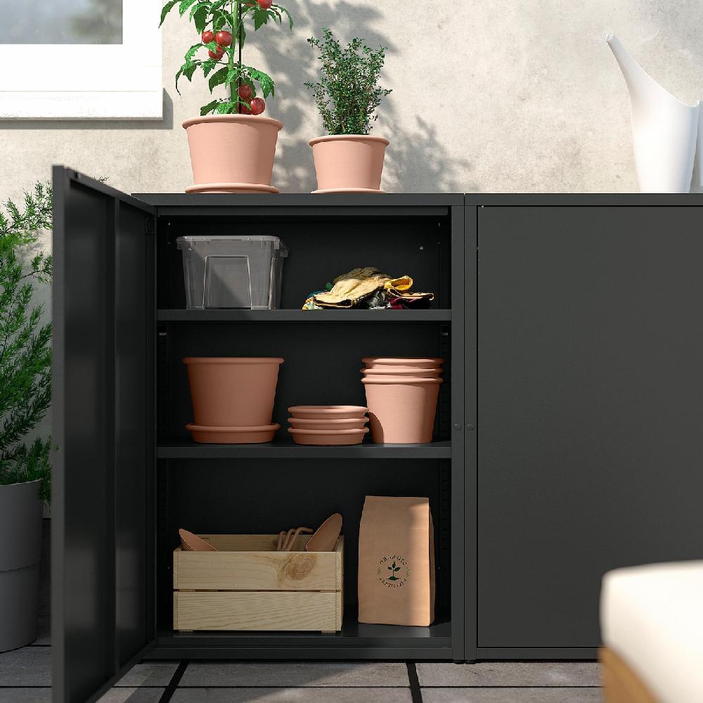 IKEA SUNDSÖ Mobile Antracite Da Esterno/interno 60x35x86 Cm
