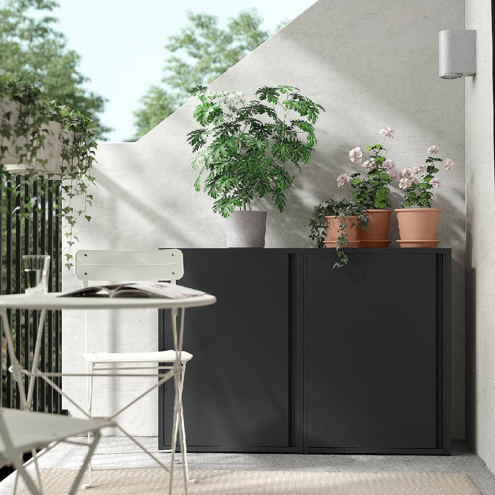 IKEA SUNDSÖ Mobile Antracite Da Esterno/interno 60x35x86 Cm