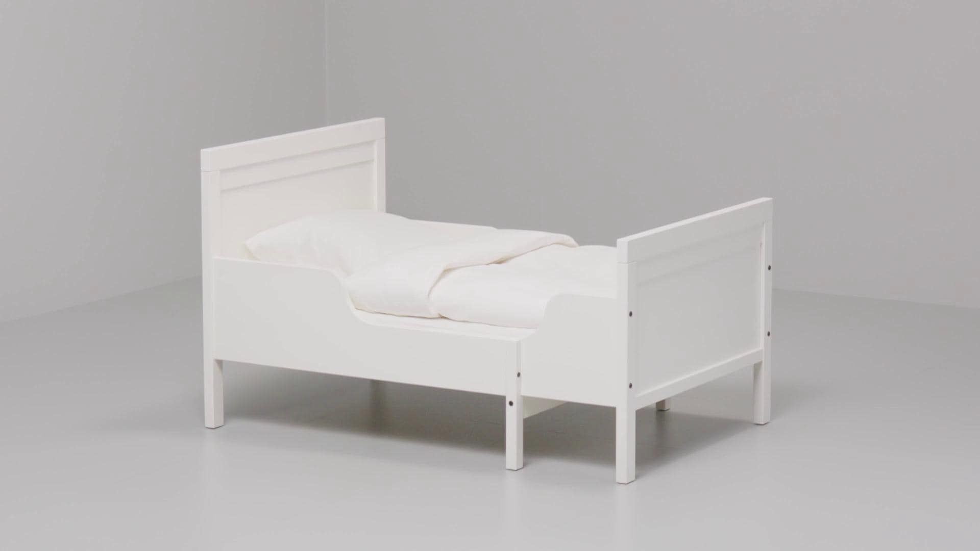 IKEA SUNDVIK Struttura Letto Allungabile E Doghe Bianco 80x200 Cm