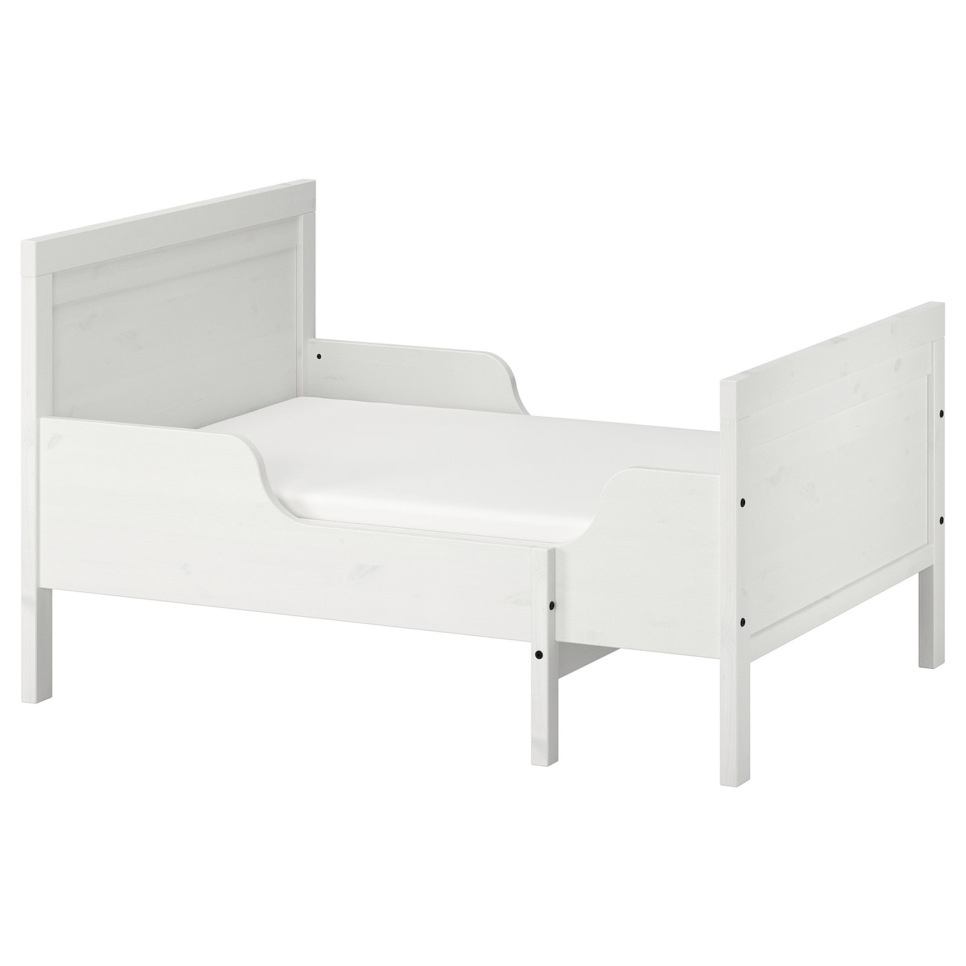 IKEA SUNDVIK Struttura letto allungabile e doghe bianco 80x200 cm