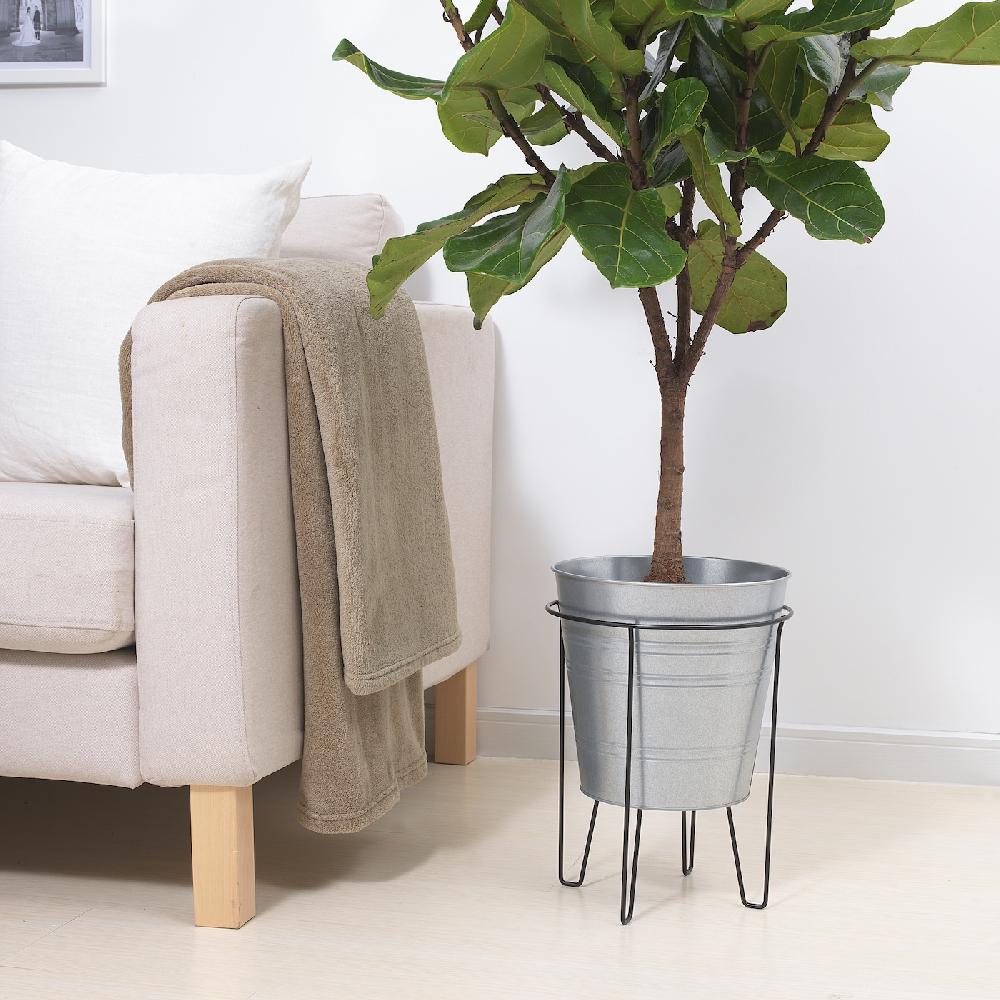 IKEA SVARTPEPPAR Piedistallo Per Piante Da Interno/esterno Nero 32 Cm