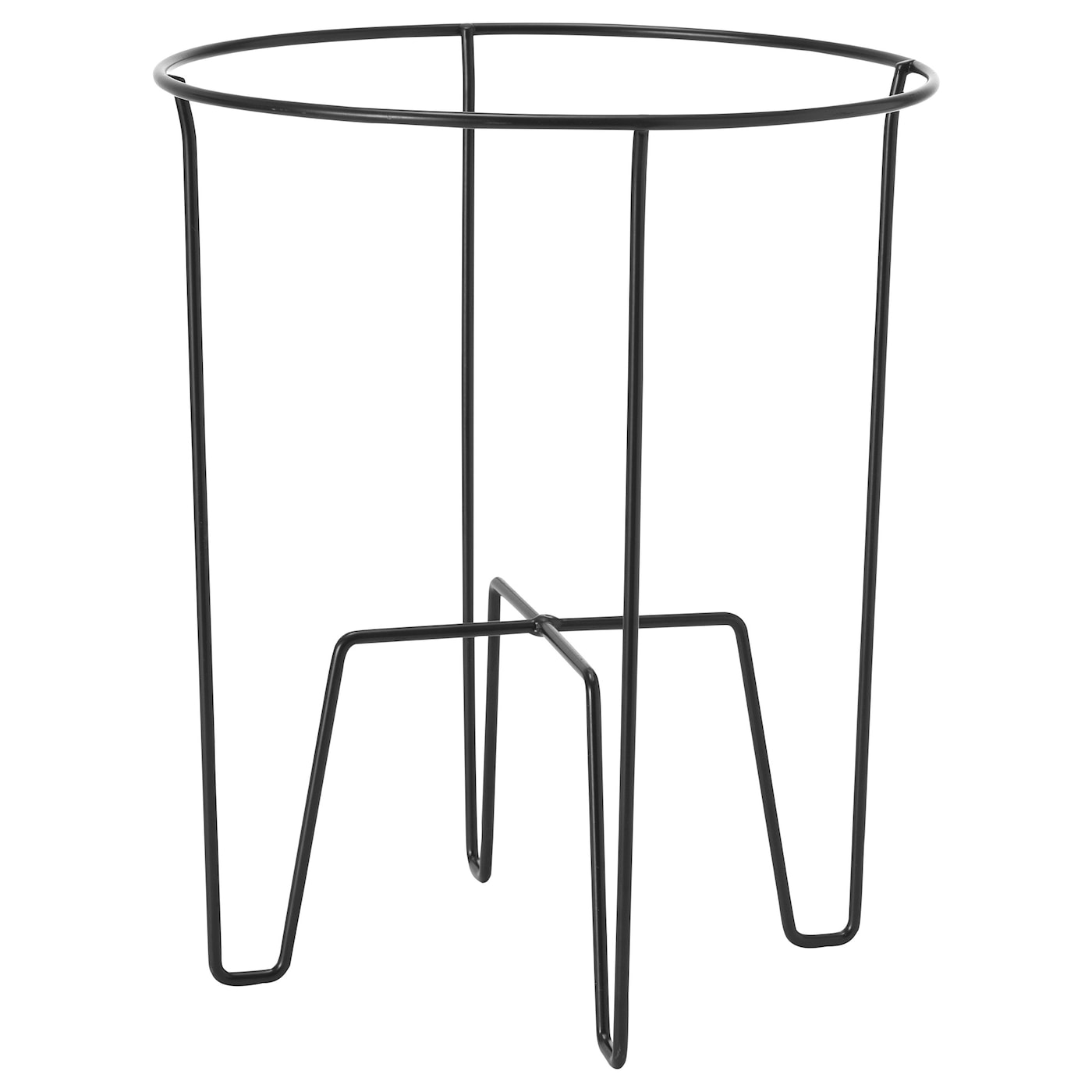 IKEA SVARTPEPPAR Piedistallo Per Piante Da Interno/esterno Nero 32 Cm