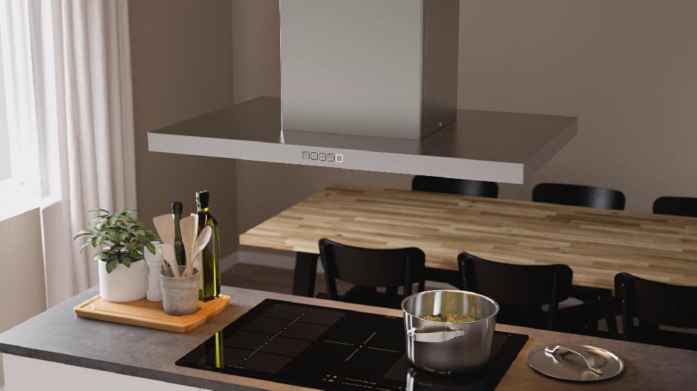 IKEA SVÄVANDE Cappa Aspirante Da Soffitto Inox 90 Cm
