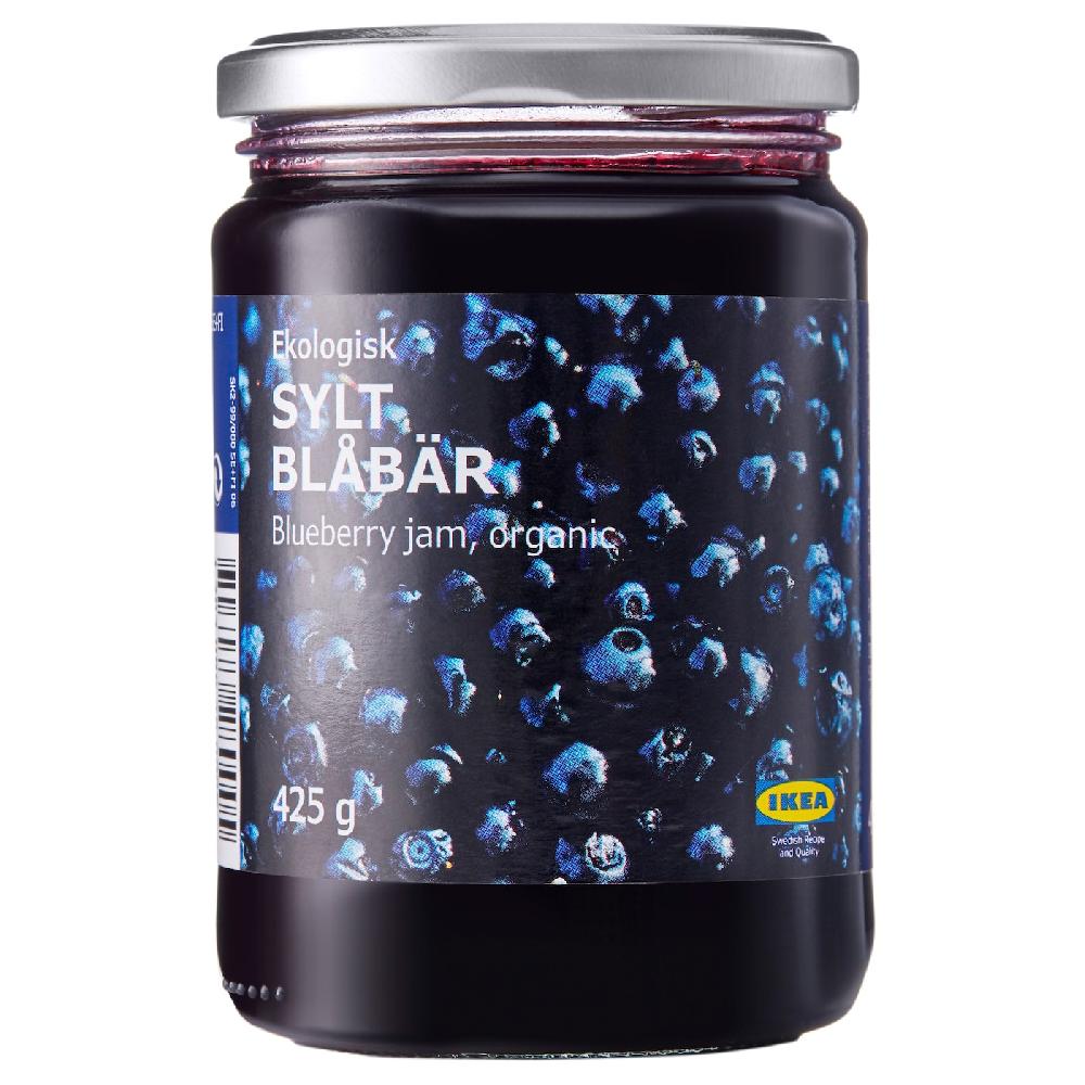IKEA SYLT BLÅBÄR Confettura extra di mirtilli neri biologico 425 g