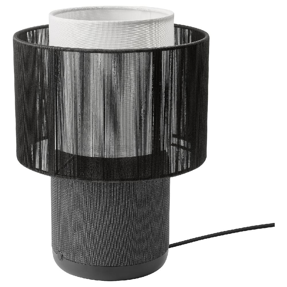 IKEA SYMFONISK Base Lampada/cassa Con Wi-Fi Nero/smart