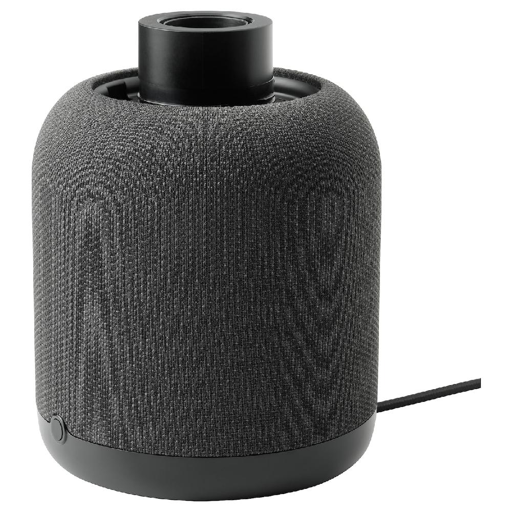 IKEA SYMFONISK Base Lampada/cassa Con Wi-Fi Nero/smart