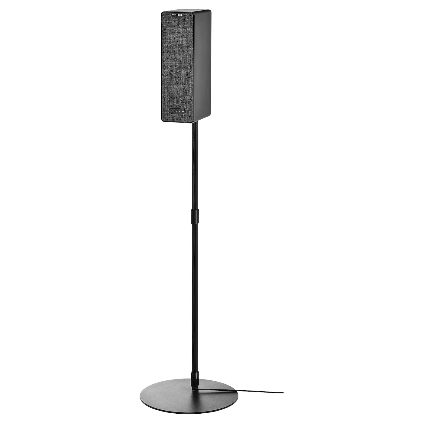 IKEA SYMFONISK Cassa da scaffale/supporto da terra nero/gen 2