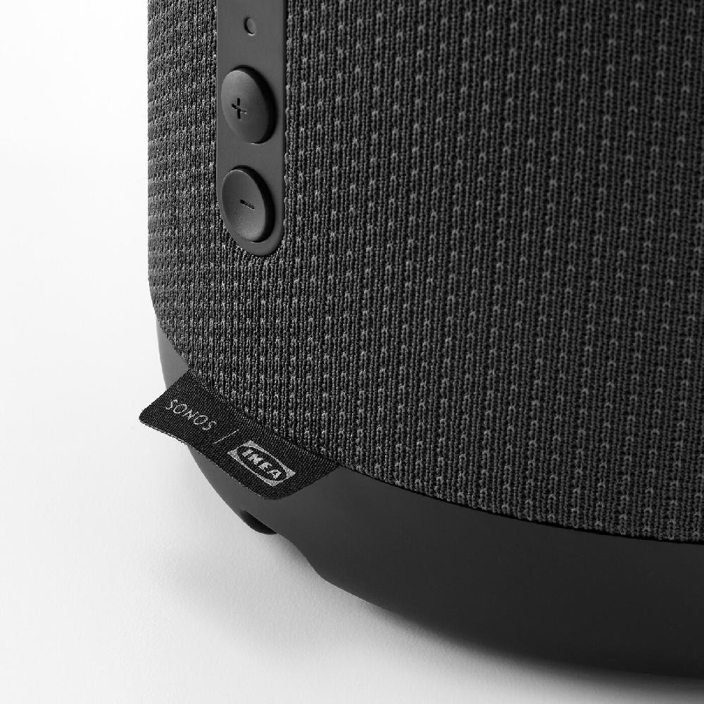 IKEA SYMFONISK Lampada/cassa Wi-Fi Paralume Vetro Nero