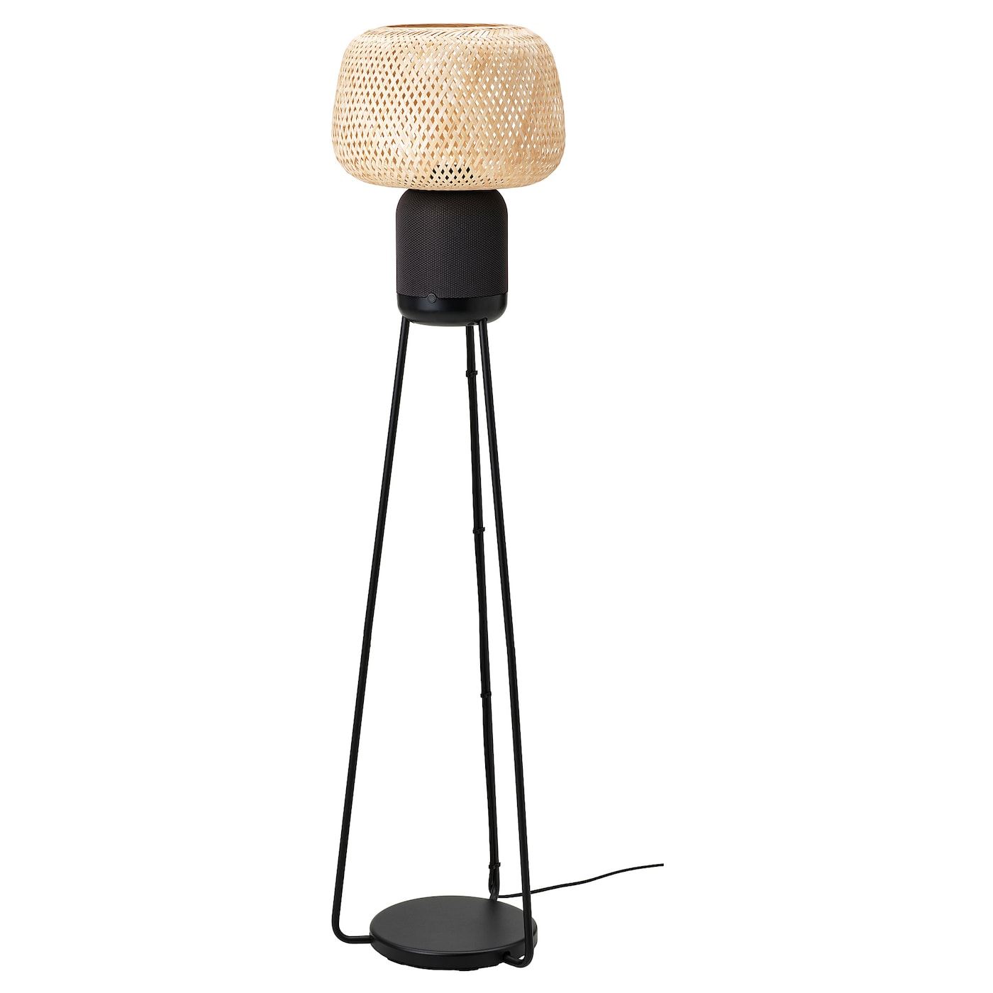 IKEA SYMFONISK Lampada Da Terra Con Cassa Wi-Fi Bambù/smart