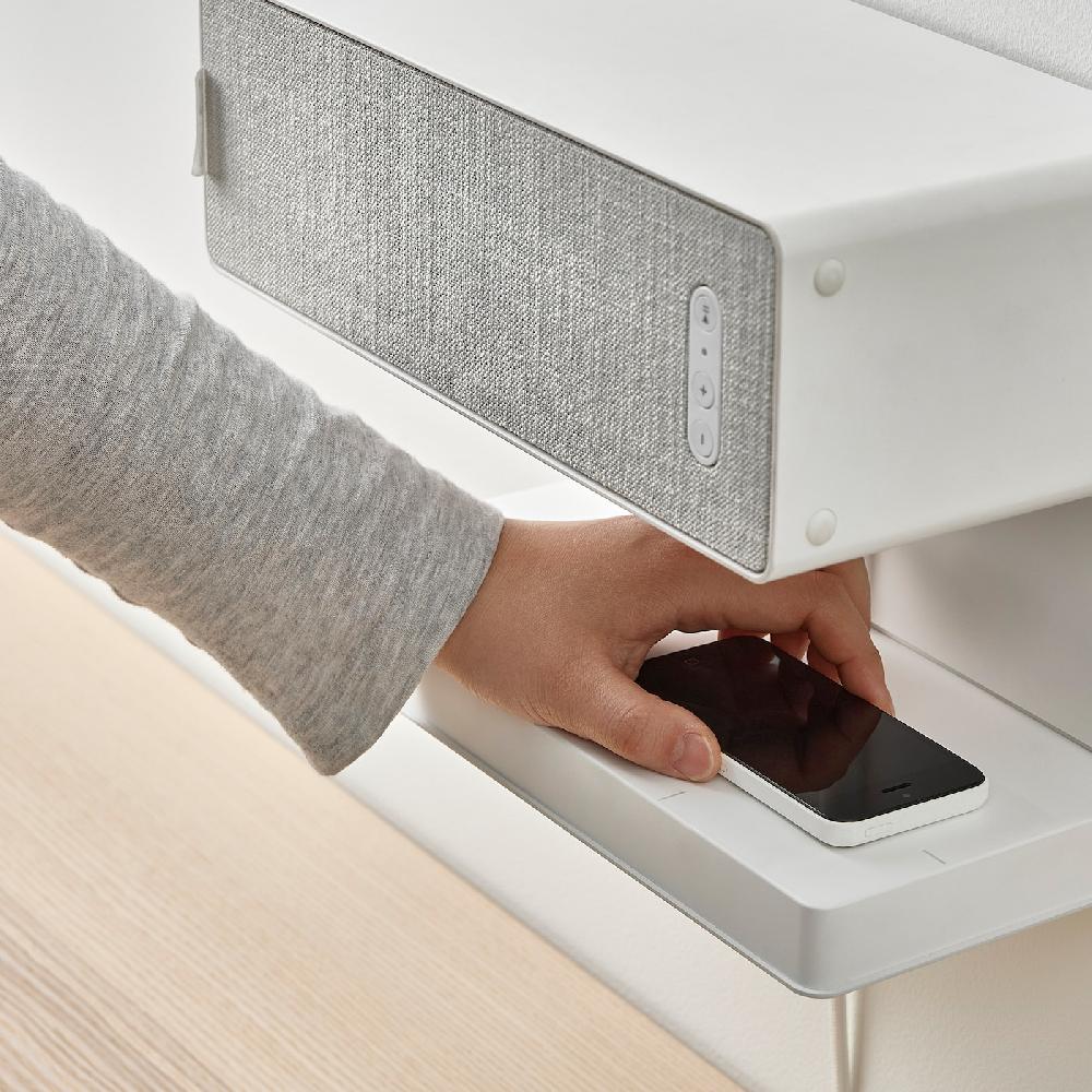 IKEA SYMFONISK Mensola Con Caricabatteria Wireless Bianco