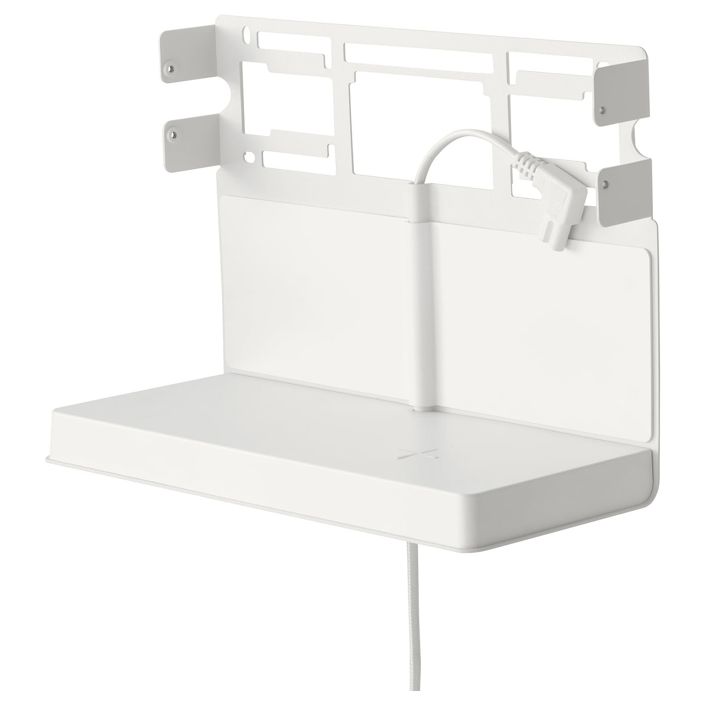 IKEA SYMFONISK Mensola con caricabatteria wireless bianco