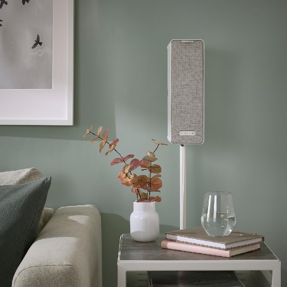 IKEA SYMFONISK Supporto Per Cassa Da Scaffale Bianco