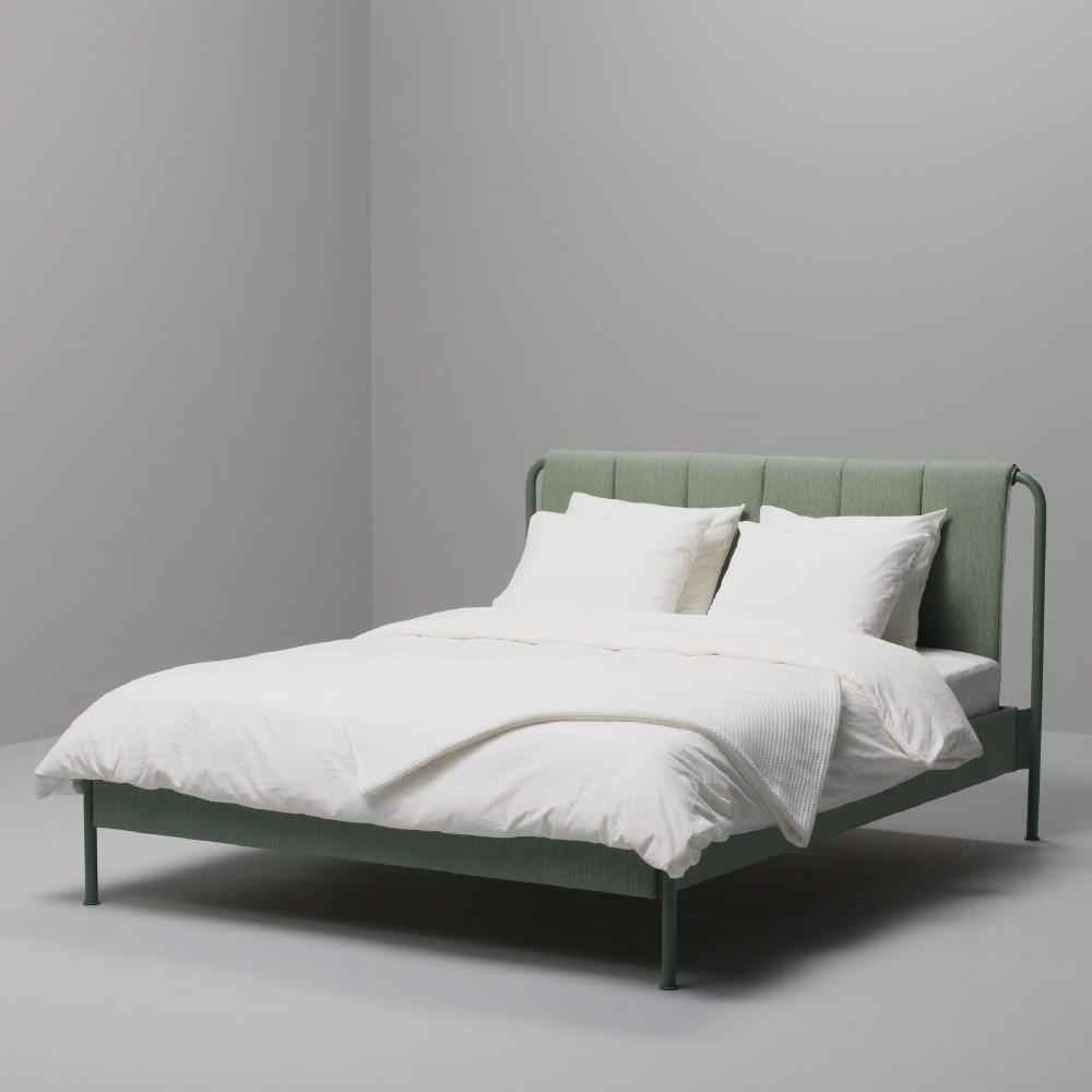IKEA TÄLLÅSEN Struttura Letto Imbottita Kulsta Grigio-verde 160x200 Cm