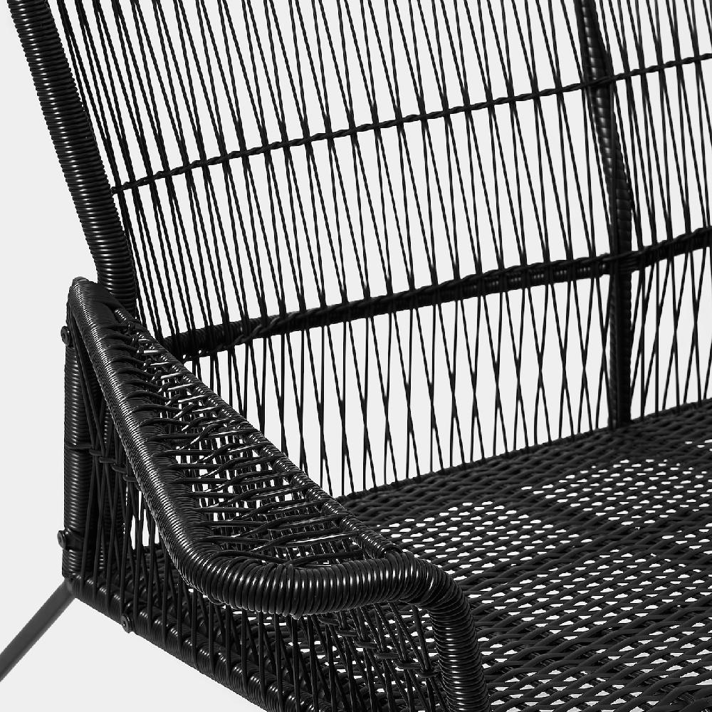IKEA TALLSKÄR Divano A 2 Posti Da Esterno Antracite