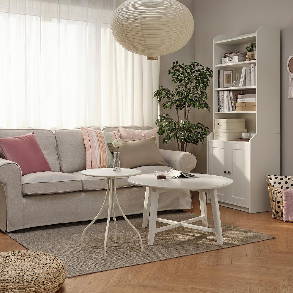IKEA TÅNEBRO Tavolino Da Interno/esterno/grigio Chiaro-beige 46 Cm
