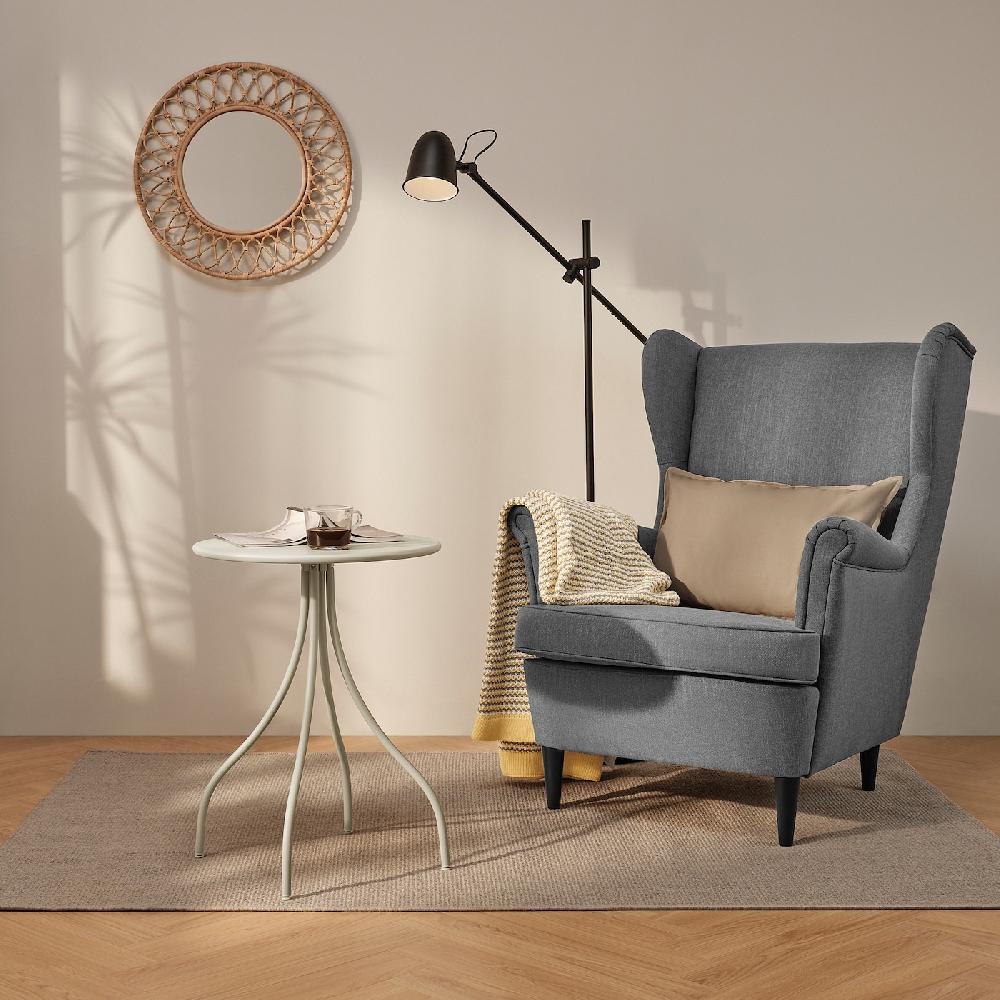 IKEA TÅNEBRO Tavolino Da Interno/esterno/grigio Chiaro-beige 46 Cm