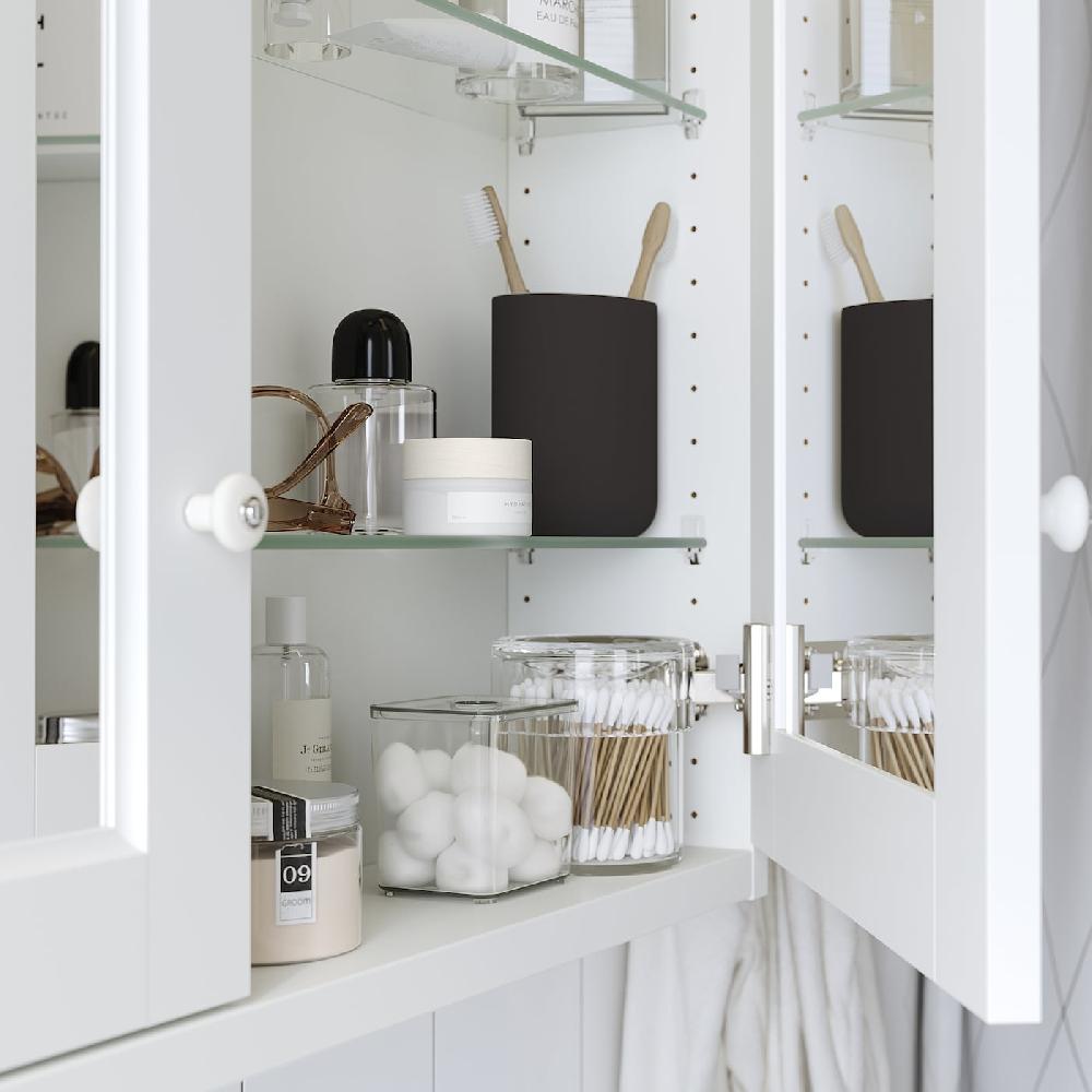 IKEA TÄNNFORSEN Mobile A Specchio Con Ante Bianco 80x15x95 Cm