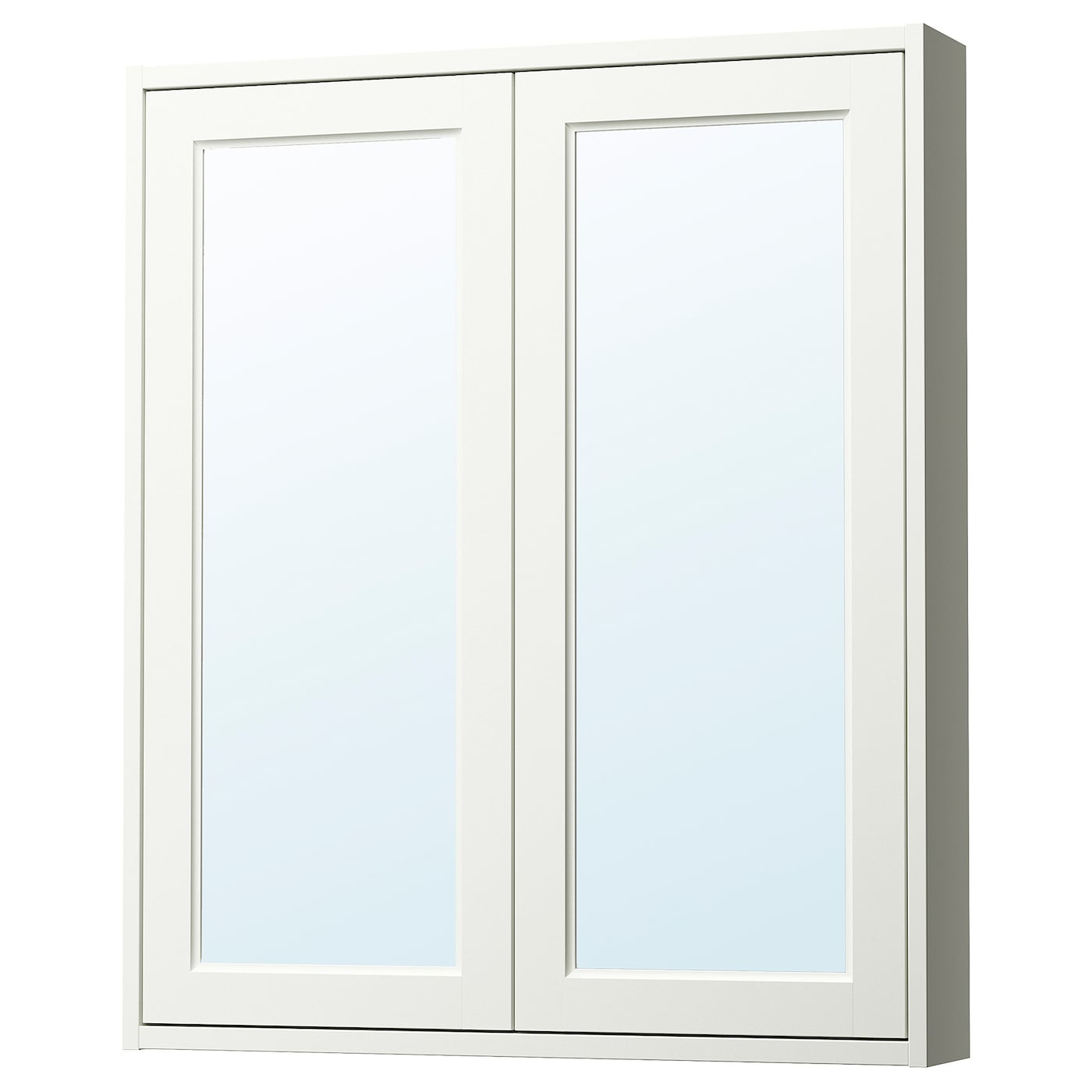 IKEA TÄNNFORSEN Mobile a specchio con ante bianco 80x15x95 cm