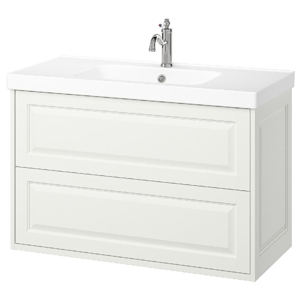 IKEA TÄNNFORSEN / ORRSJÖN Mobile lavabo/cassetti/lavabo/misc bianco 102x49x69 cm