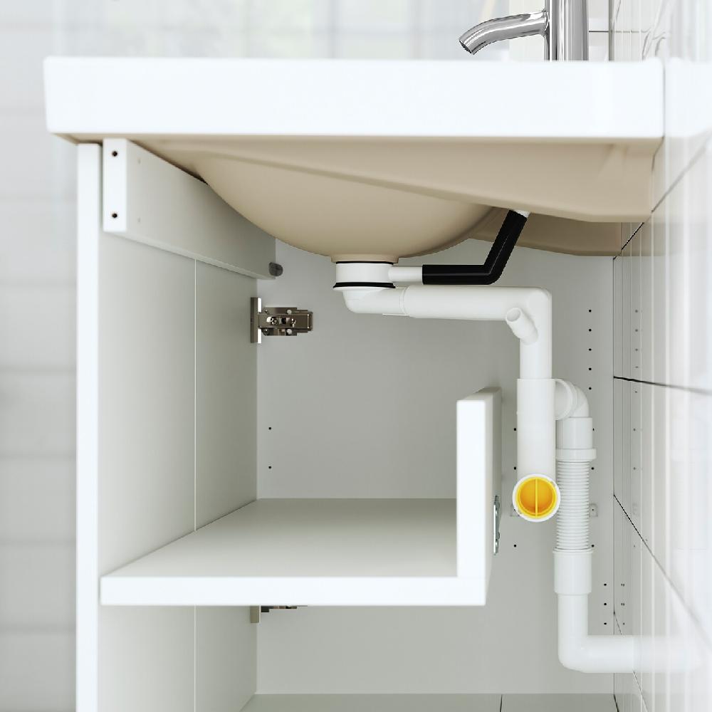 IKEA TÄNNFORSEN / RUTSJÖN Mobile Lavabo/ante/lavabo/miscelat Bianco 62x49x74 Cm