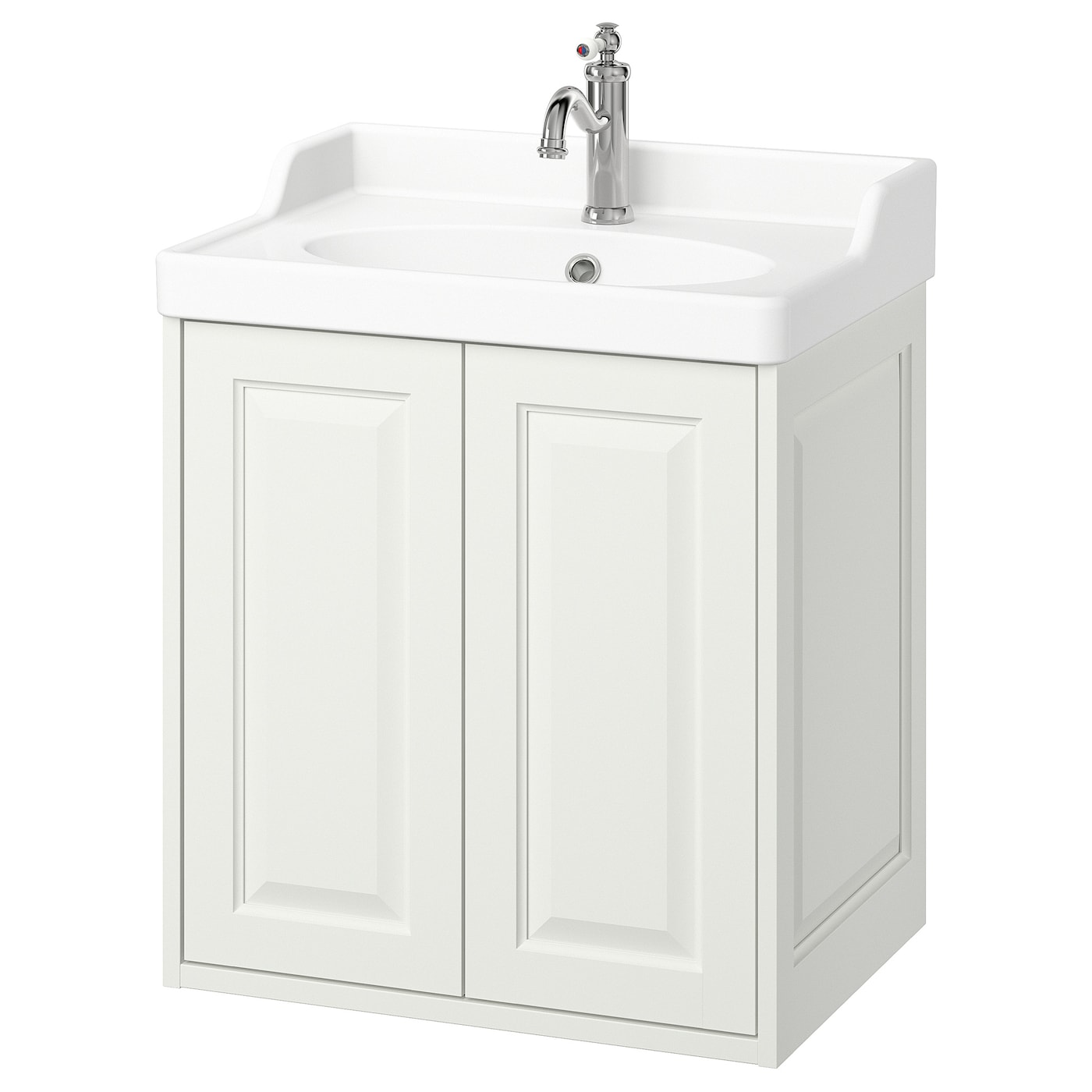 IKEA TÄNNFORSEN / RUTSJÖN Mobile lavabo/ante/lavabo/miscelat bianco 62x49x74 cm