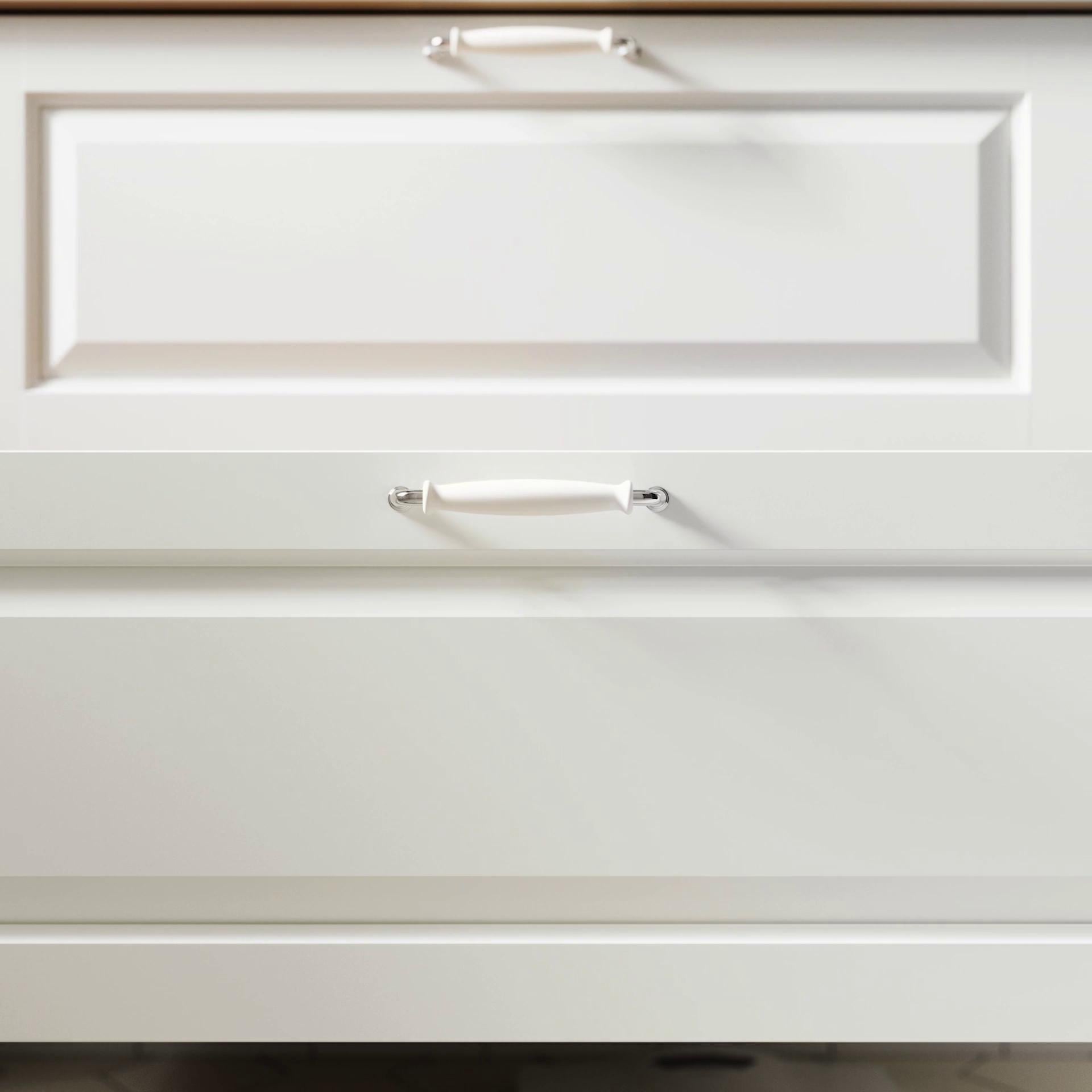 IKEA TÄNNFORSEN / VÄSTERSJÖN Mobile Lavabo/cassetti/lavabo/misc Bianco/nero Effetto Marmo 62x49x79 Cm