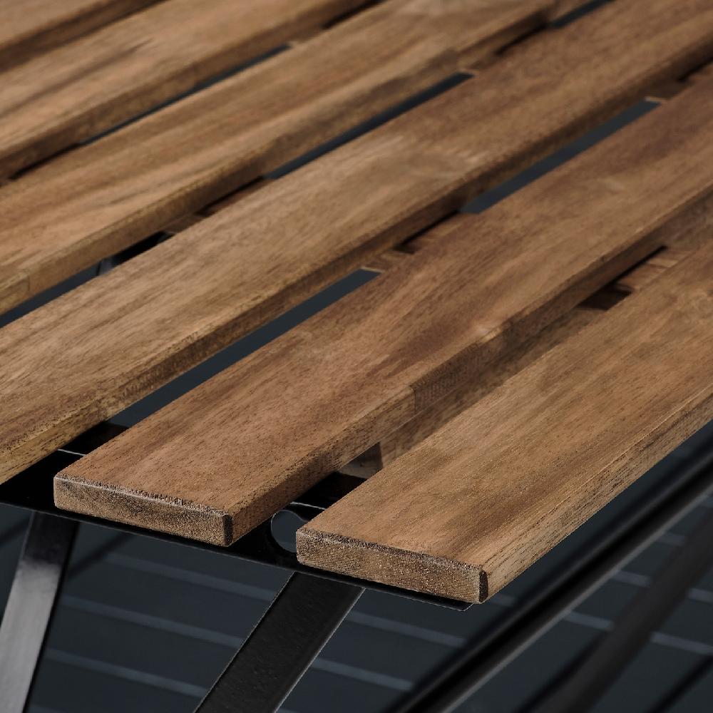 IKEA TÄRNÖ Tavolo+4 Sedie Da Giardino Nero/mordente Marrone Chiaro