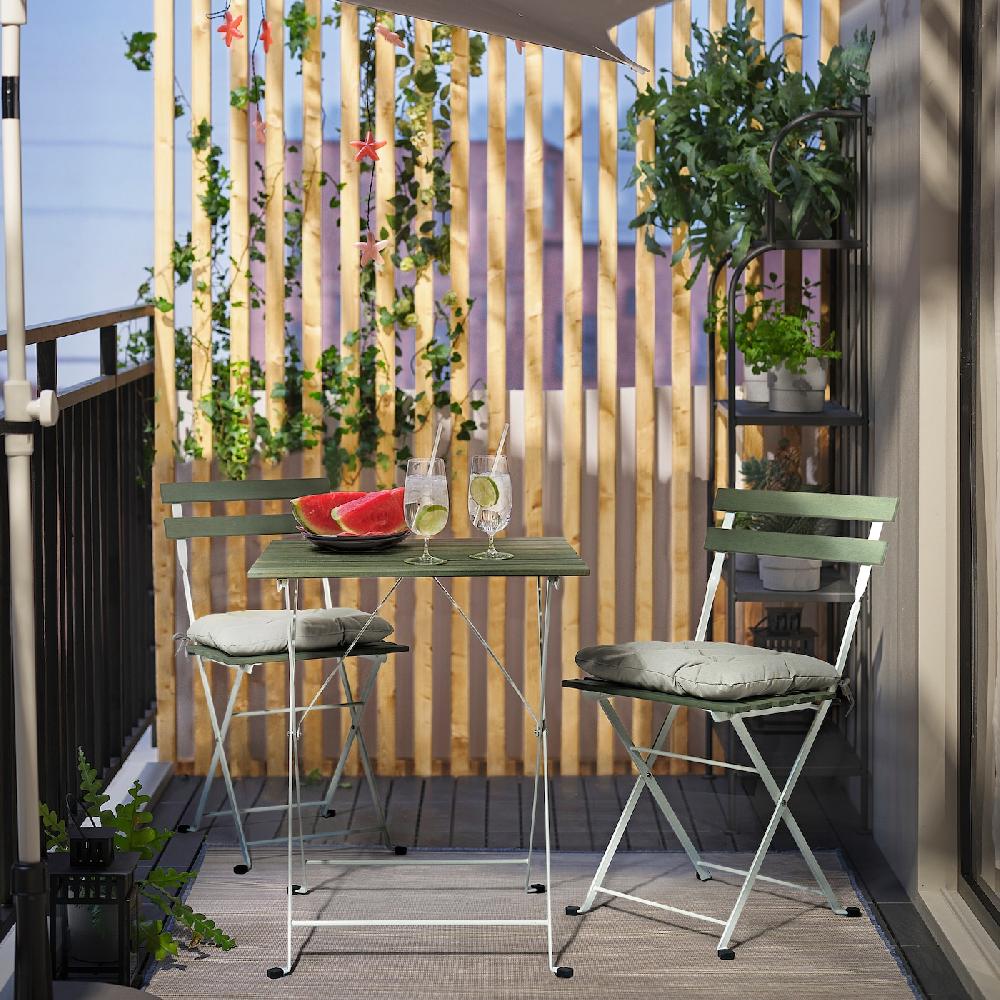 IKEA TÄRNÖ Tavolo Da Giardino Bianco/verde 55x54 Cm