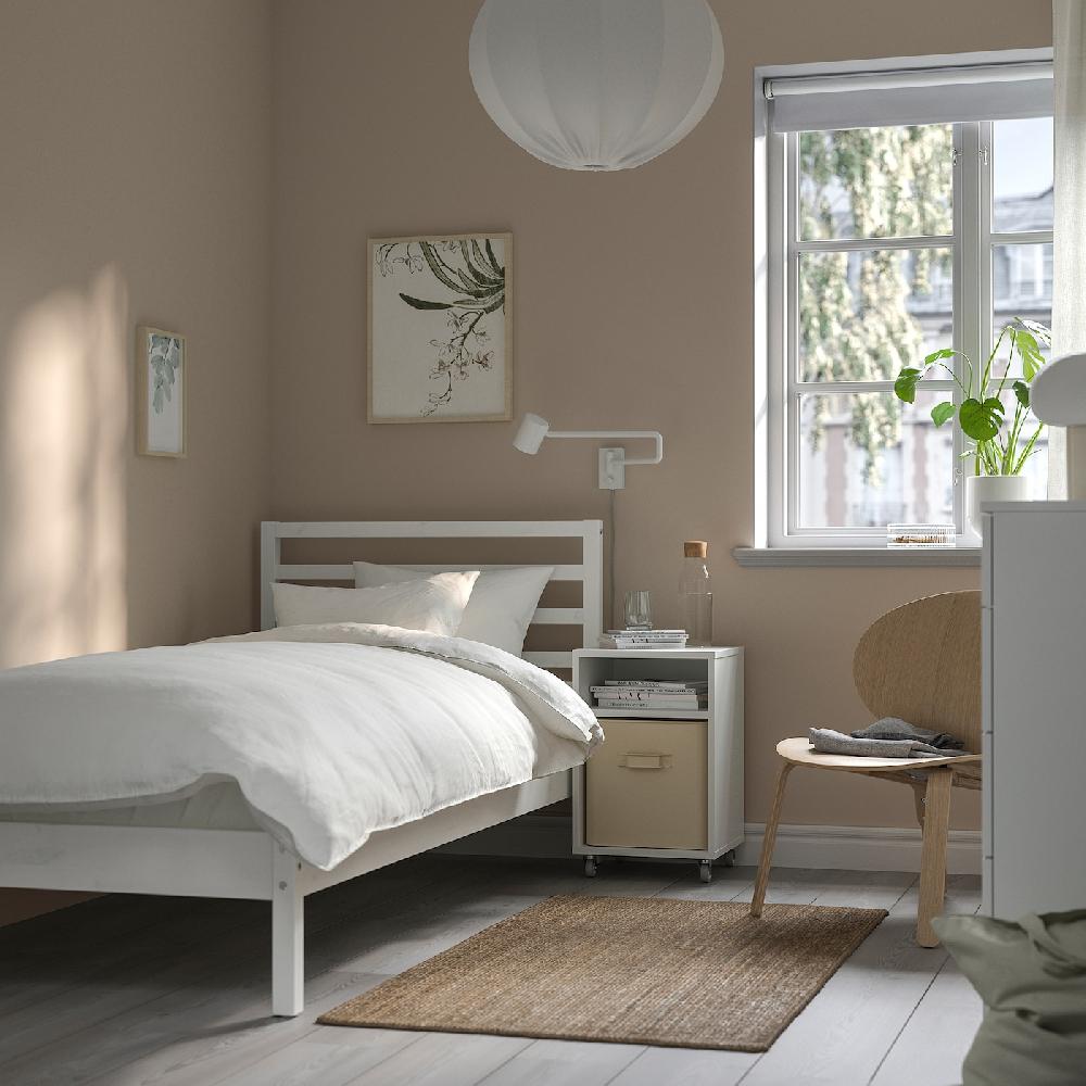 IKEA TARVA Struttura Letto Mordente Bianco 90x200 Cm