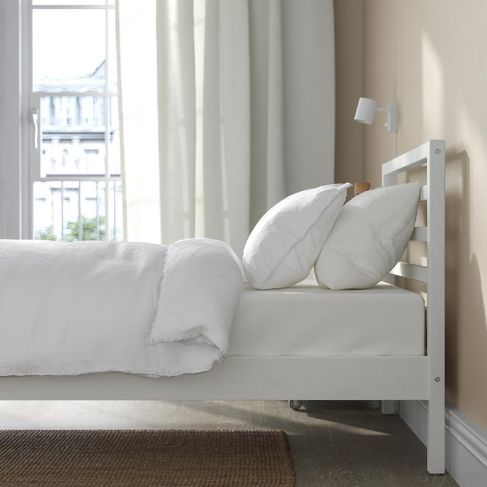IKEA TARVA Struttura Letto Mordente Bianco 90x200 Cm