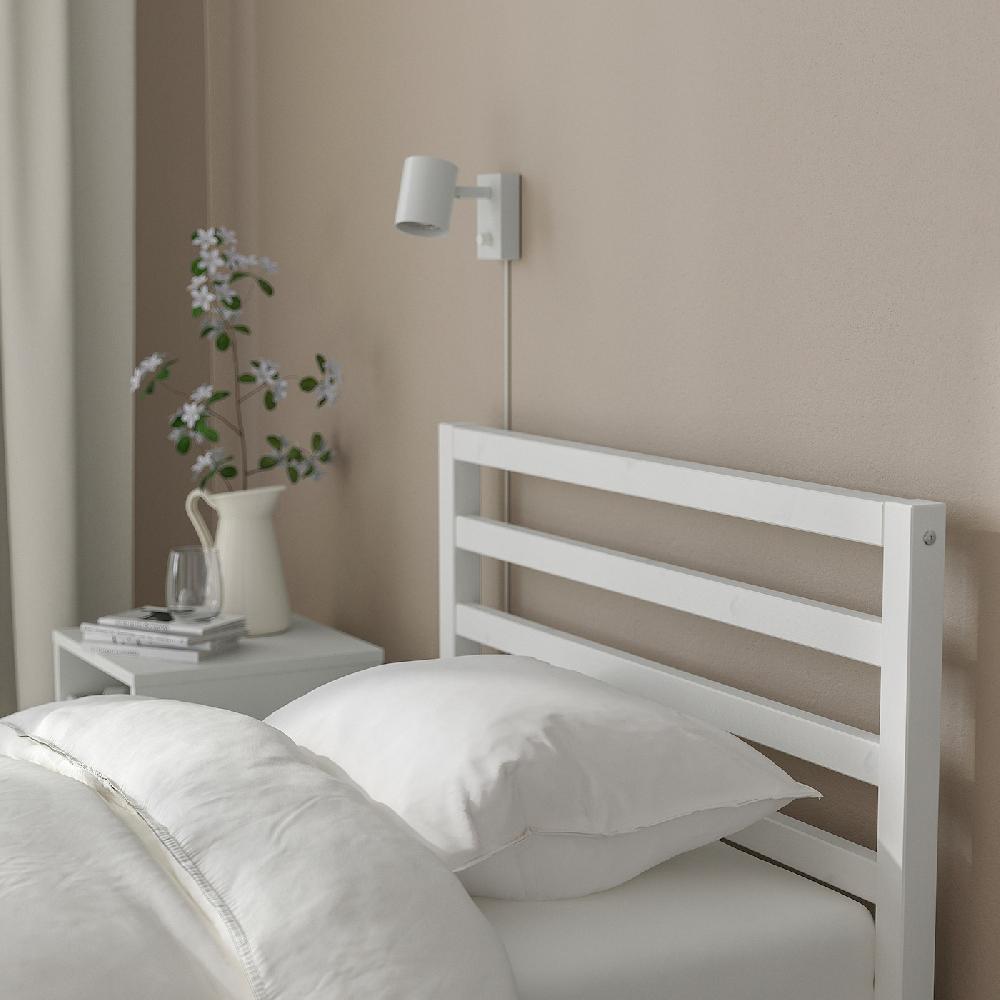 IKEA TARVA Struttura Letto Mordente Bianco 90x200 Cm