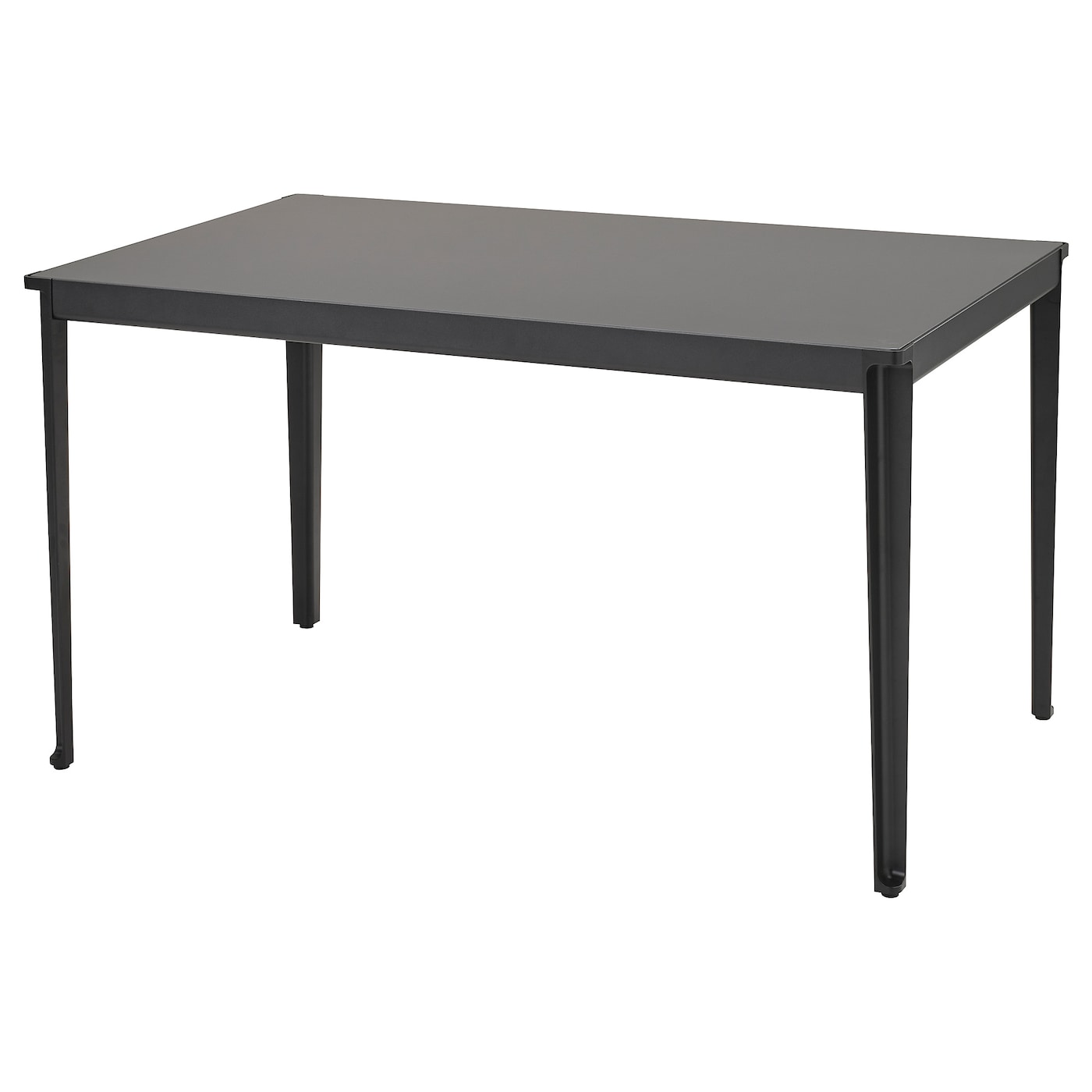 IKEA TEGELÖN Tavolo da giardino grigio scuro/nero 140x86 cm