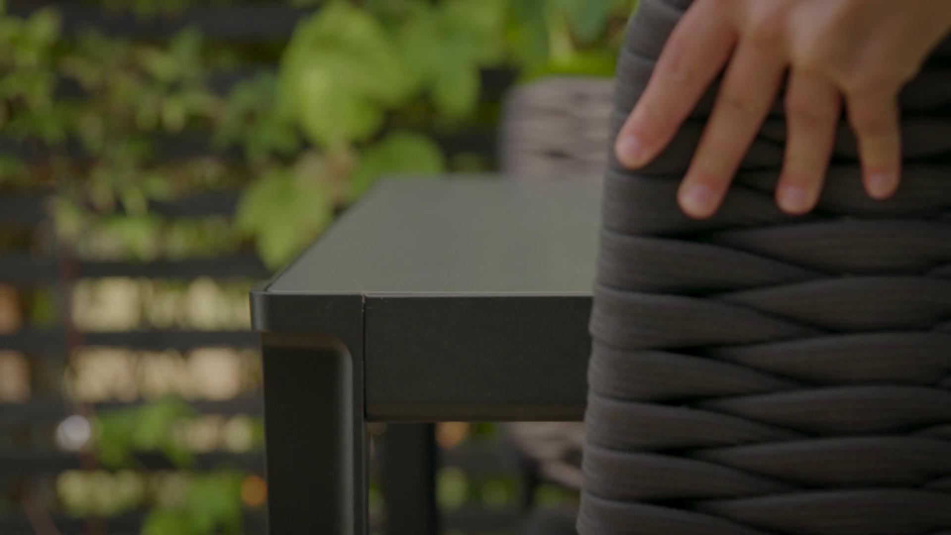 IKEA TEGELÖN / TEGELÖN Tavolo+6 Sedie Da Giardino Grigio Scuro/nero