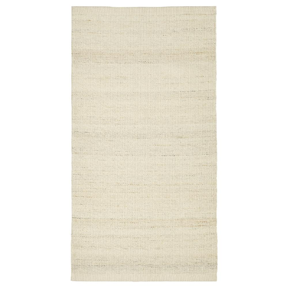 IKEA TIDTABELL Tappeto tessitura piatta beige 80x150 cm