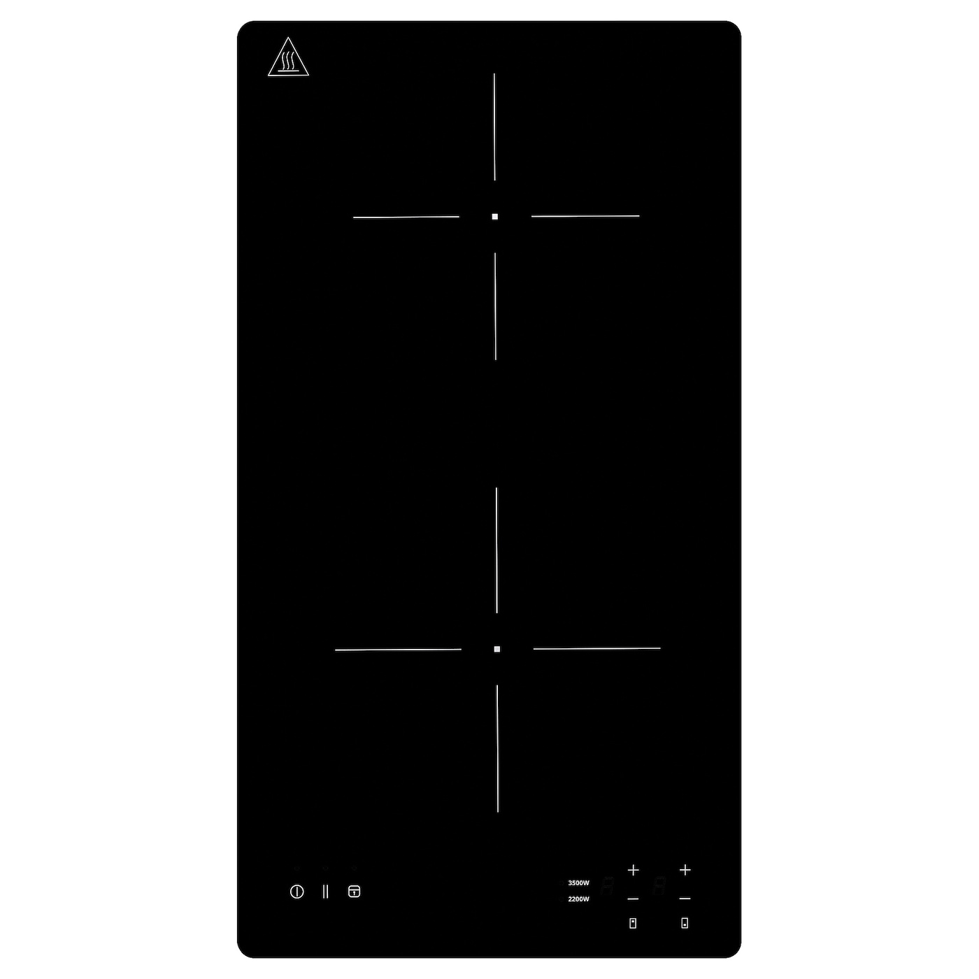 IKEA TILLREDA Piano cottura a induzione portatile 2 zone bianco