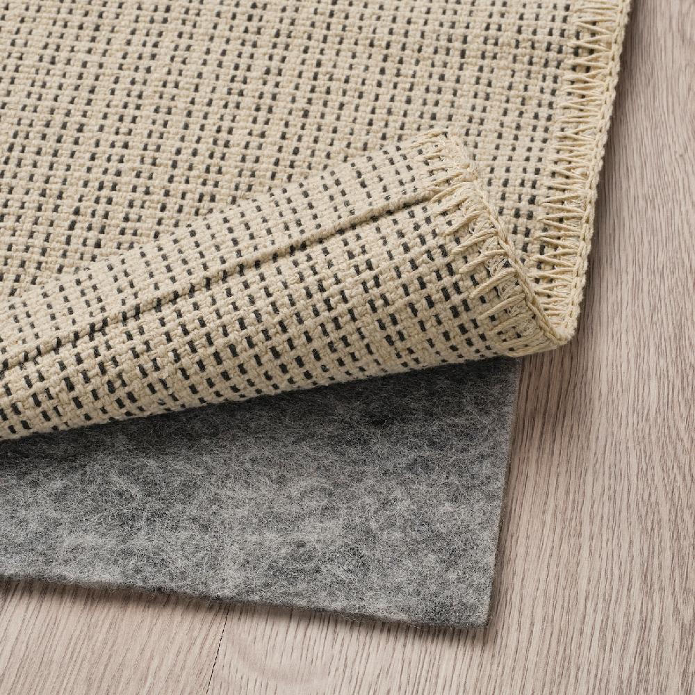 IKEA TIPHEDE Tappeto Tessitura Piatta Naturale/nero 50x80 Cm