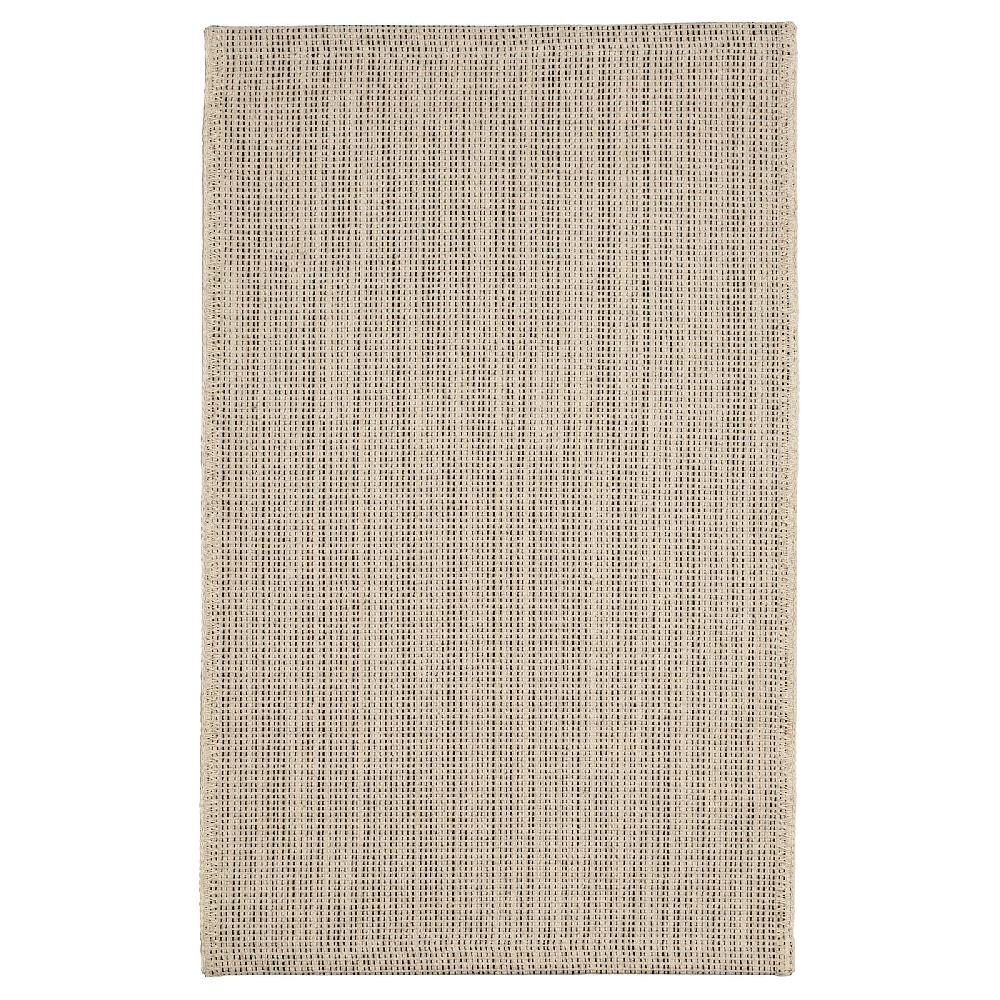 IKEA TIPHEDE Tappeto tessitura piatta naturale/nero 50x80 cm