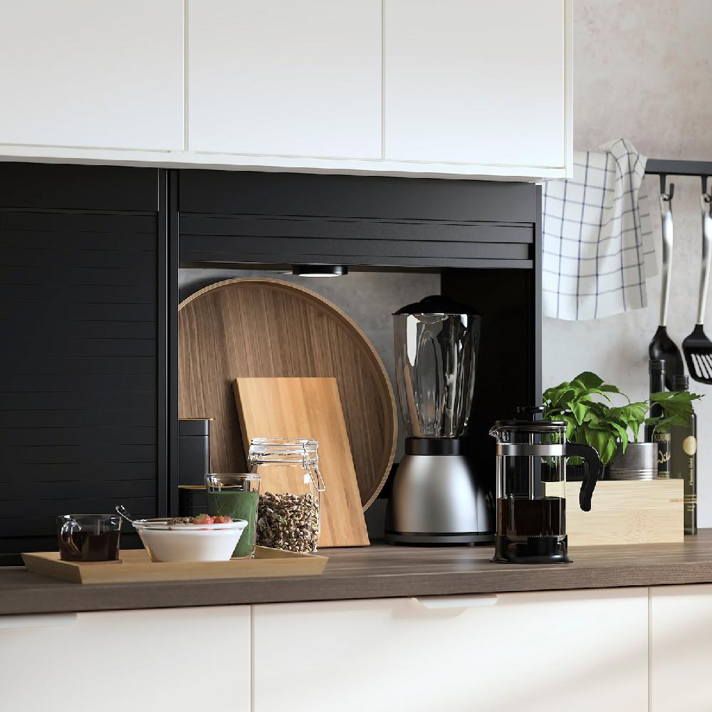 IKEA TITTEBO Elemento Contenit Piccoli Elettrod Nero 60 Cm