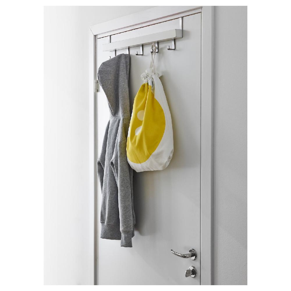 IKEA TJUSIG Attaccapanni Per Porta/parete Bianco 60 Cm