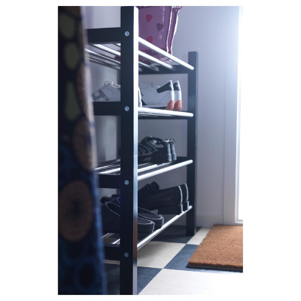IKEA TJUSIG Rastrelliera Per Scarpe Nero 79x32x37 Cm