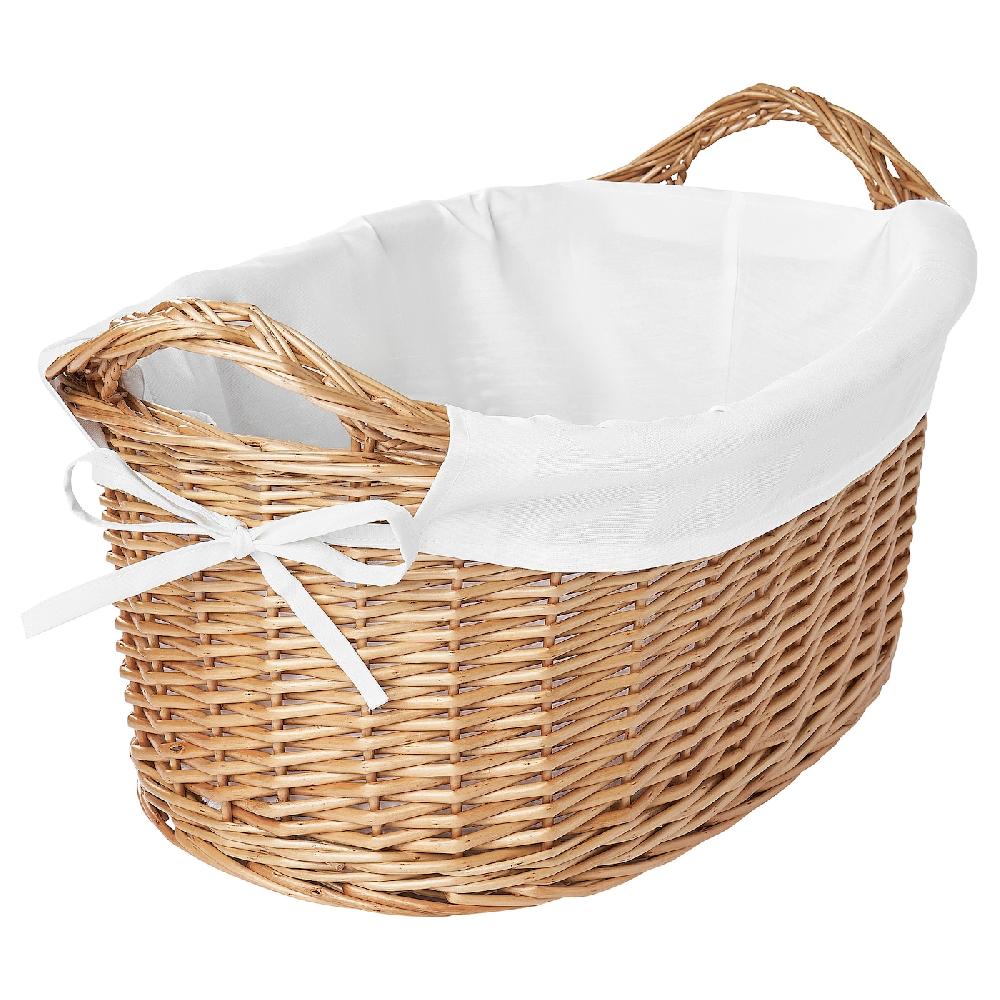 IKEA TOLKNING Cesta per bucato fatto a mano salice 40 l