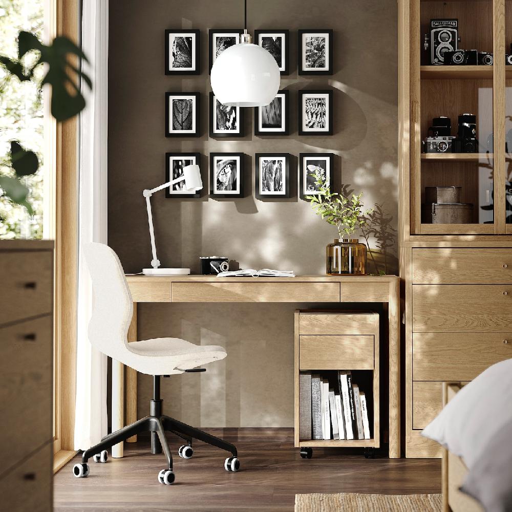 IKEA TONSTAD Scrivania Impiallacciatura Di Rovere 120x47 Cm