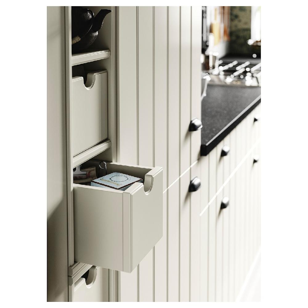 IKEA TORNVIKEN Contenitore Bianco Sporco 16x34x15 Cm