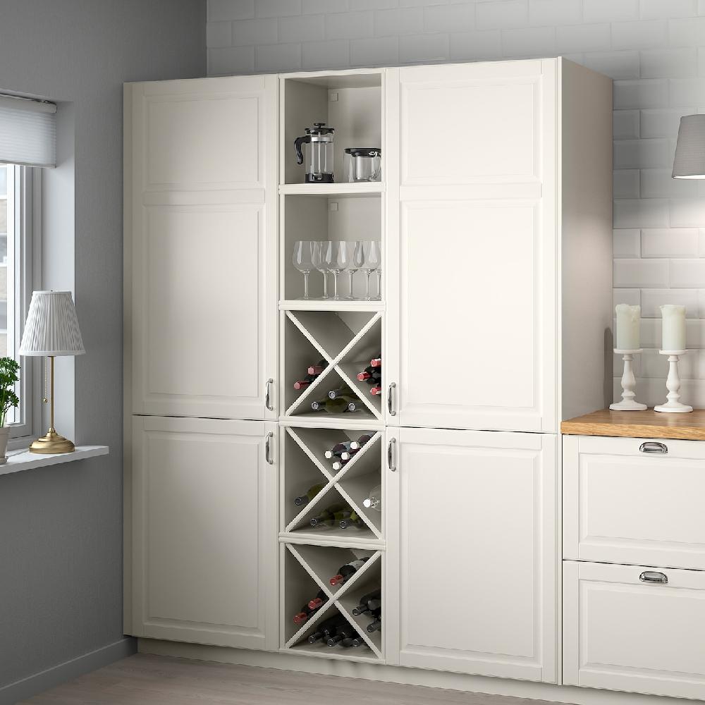 IKEA TORNVIKEN Portabottiglie Bianco Sporco 40x37x40 Cm