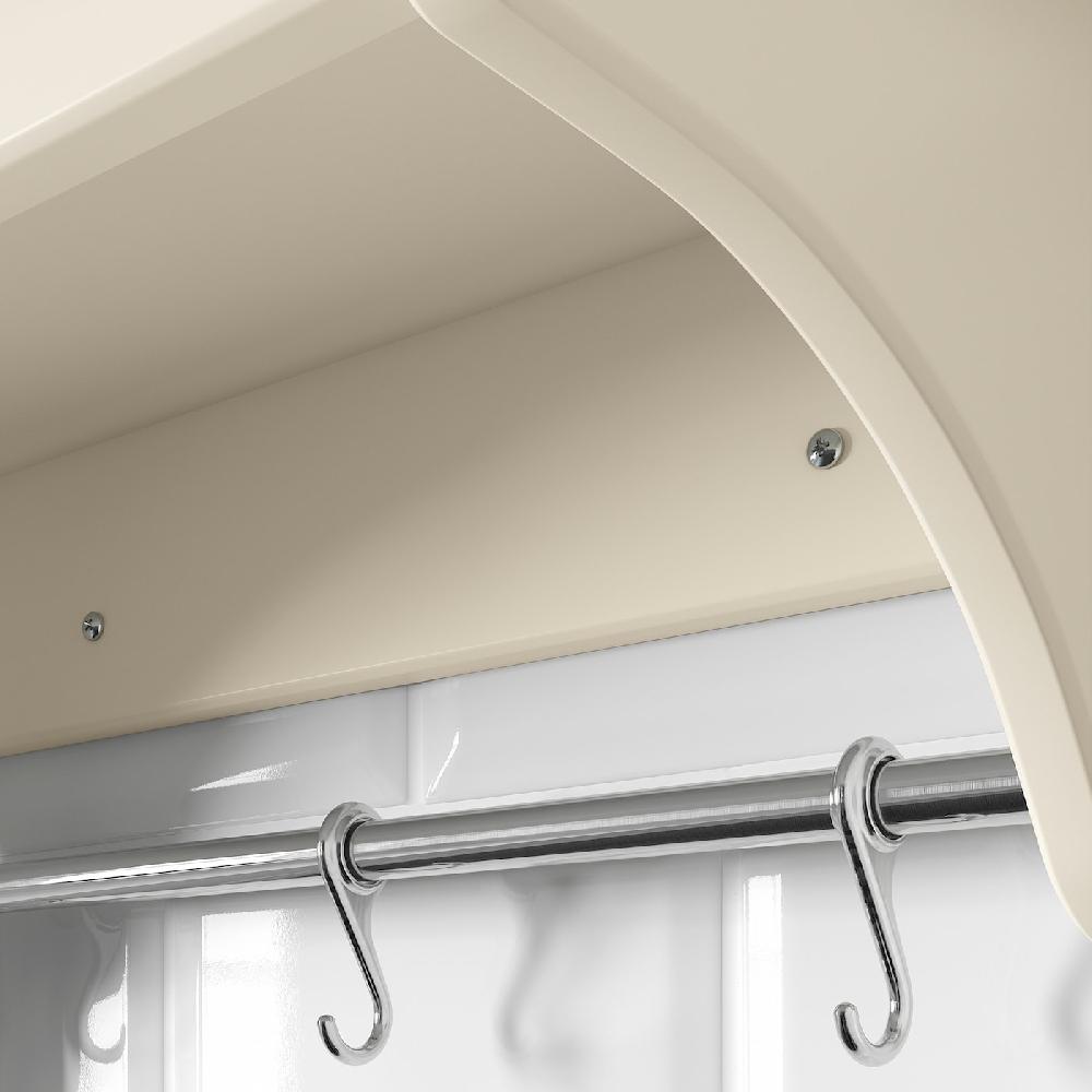 IKEA TORNVIKEN Scaffale Da Parete Bianco Sporco 50 Cm