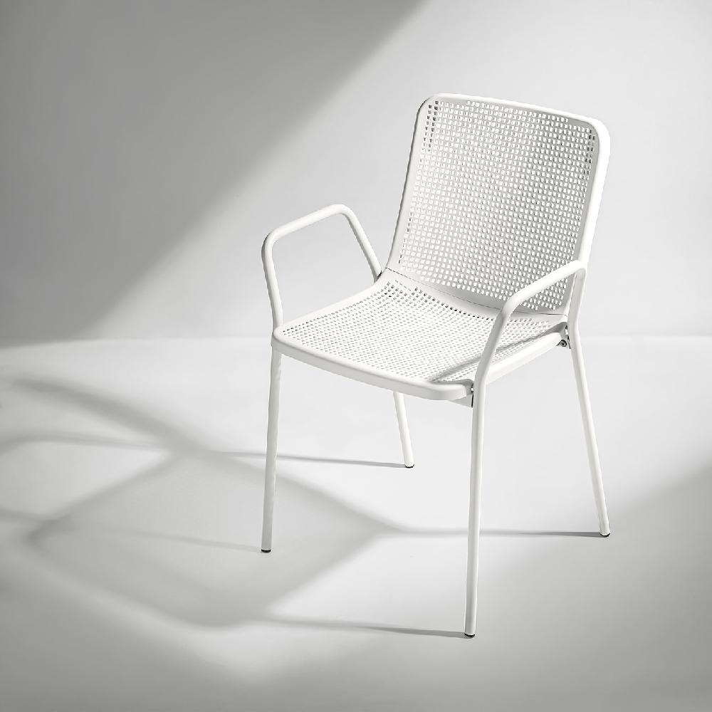 IKEA TORPARÖ Sedia Con Braccioli Da Giardino Bianco