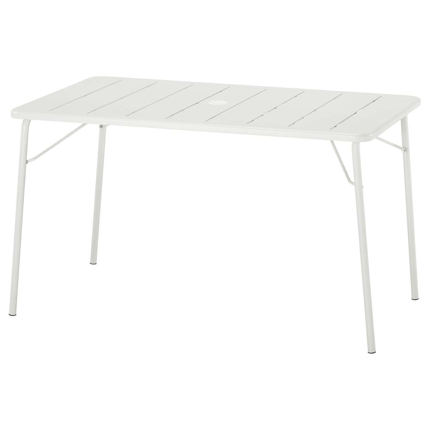 IKEA TORPARÖ Tavolo da giardino bianco/pieghevole 130x74 cm