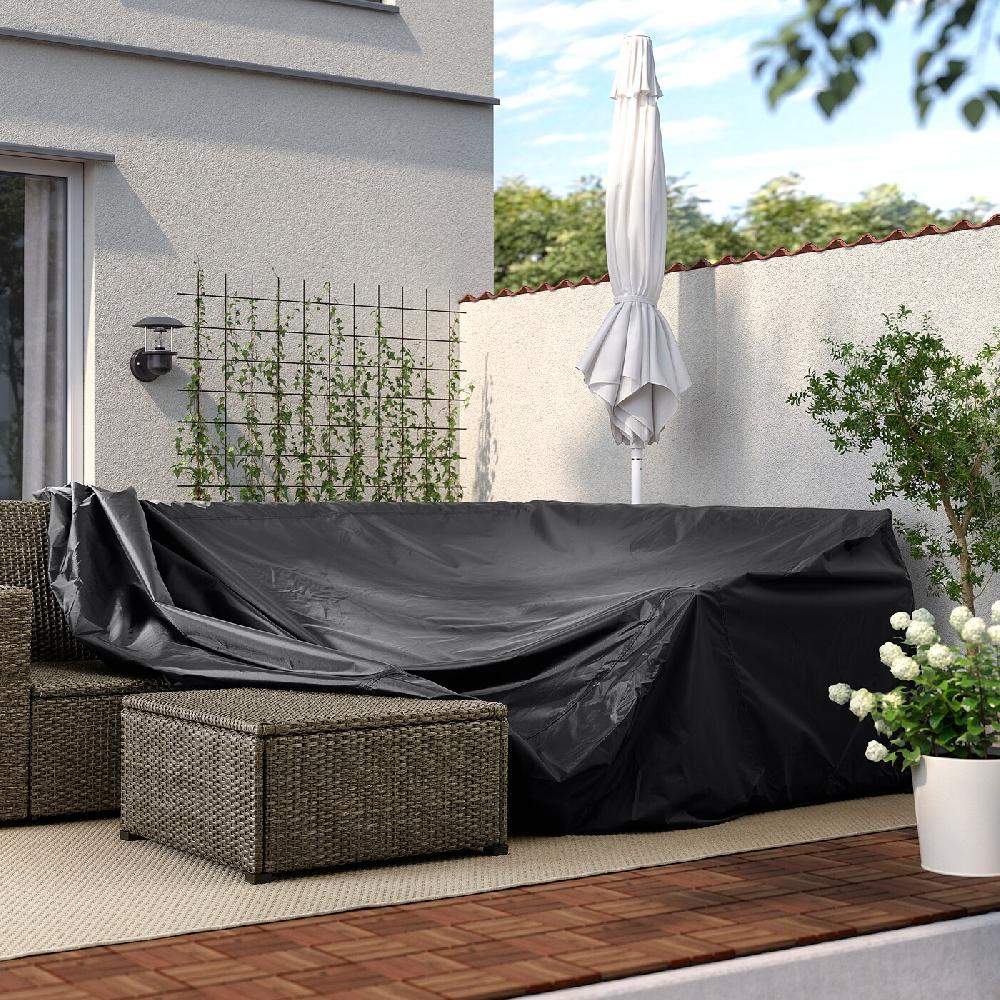 IKEA TOSTERÖ Telo Protezione Mobili Da Giardino Divano/nero 220x220 Cm