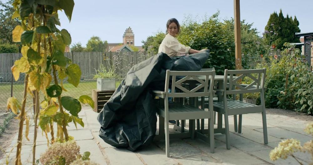 IKEA TOSTERÖ Telo Protezione Mobili Da Giardino Tavolo E Sedie/nero 190x80 Cm